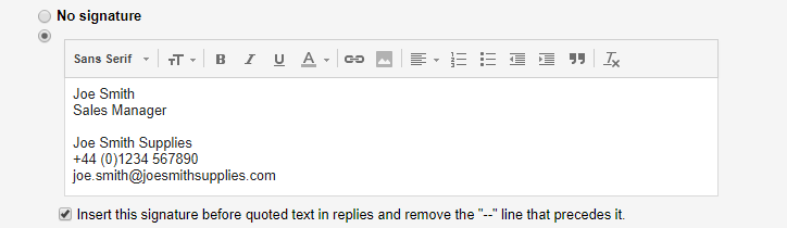 How To Create A Professional Signature In Gmail
