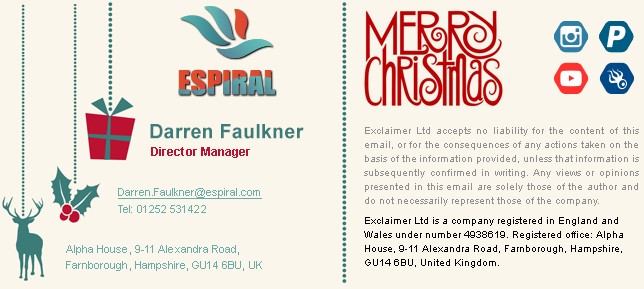 Top 10 Christmas Email Signature Templates | Exclaimer